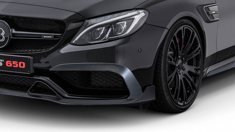 Photo of Brabus CARBON FRONT FASCIA ATTACHMENTS for the Mercedes Benz C63 AMG (C205) - Image 1